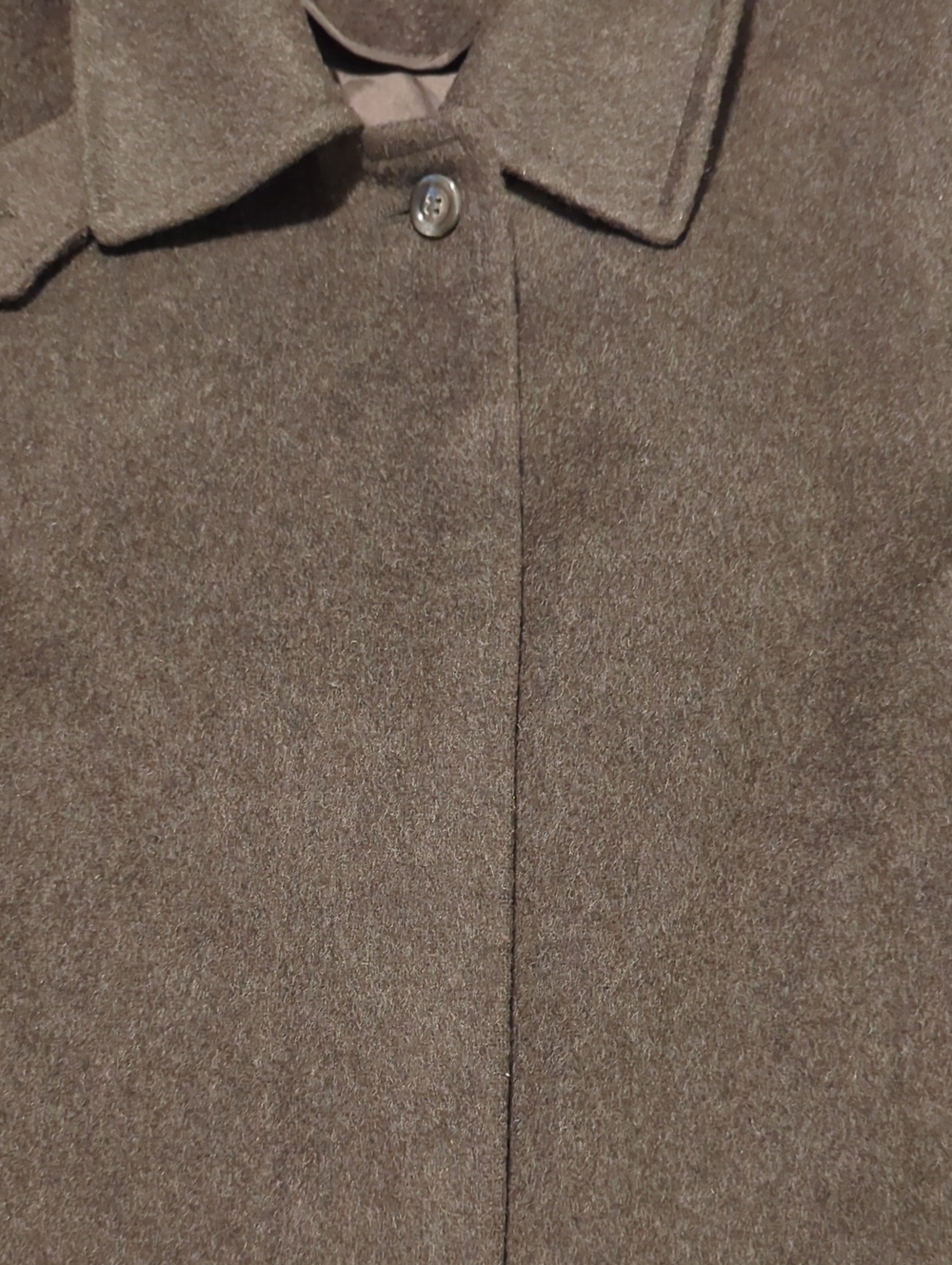 Vintage Schneiders Salzburg Austrian Loden Wool Trench Coat Sz 8/38 - Picture 9 of 16